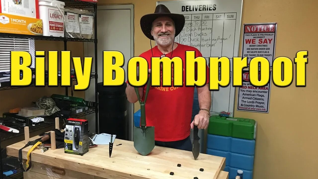 A Funny Sample Of The "Billy Bombproof" Survival Gear Channel - A MUST SEE!
