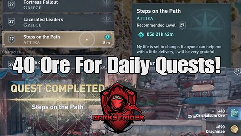 Assassin's Creed Odyssey- 40 Ore For Daily Quests!