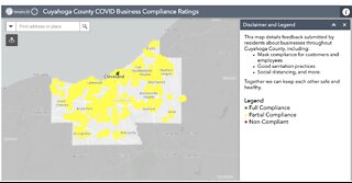 Cuyahoga County launches website where citizens can check, give feedback of mask compliance, social distancing at local businesses