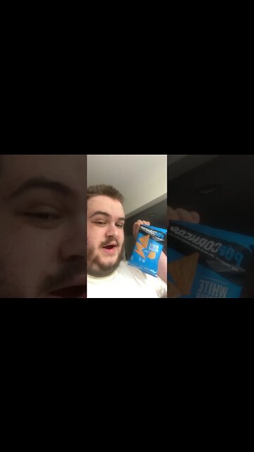 Trying Popcorners White Chedder for the first time #shorts