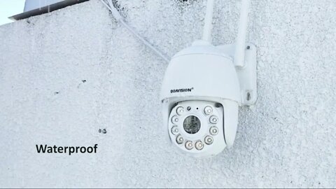 Security Camera Outdoor, Wireless WiFi IP Camera Home Security System 360° View,/unboxing/test/reviw