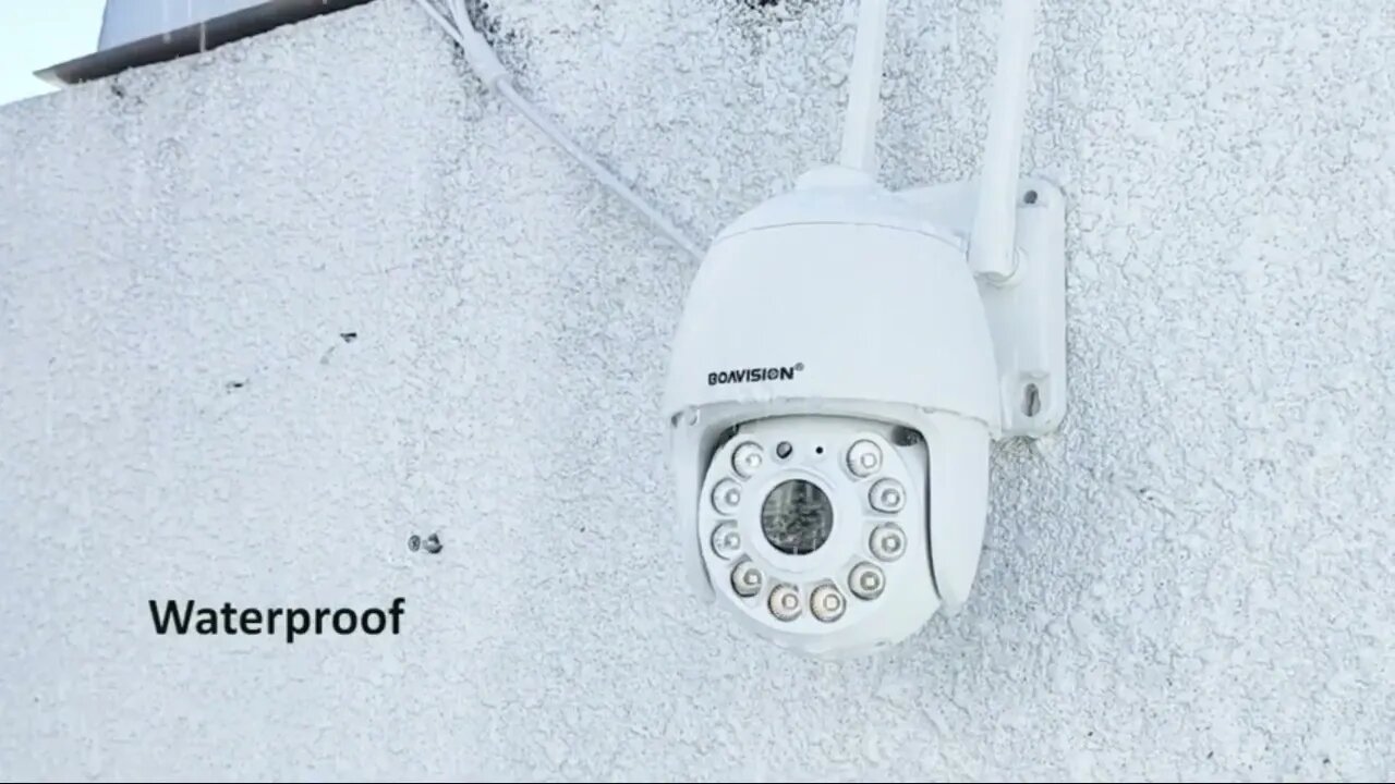 Security Camera Outdoor, Wireless WiFi IP Camera Home Security System 360° View,/unboxing/test/reviw