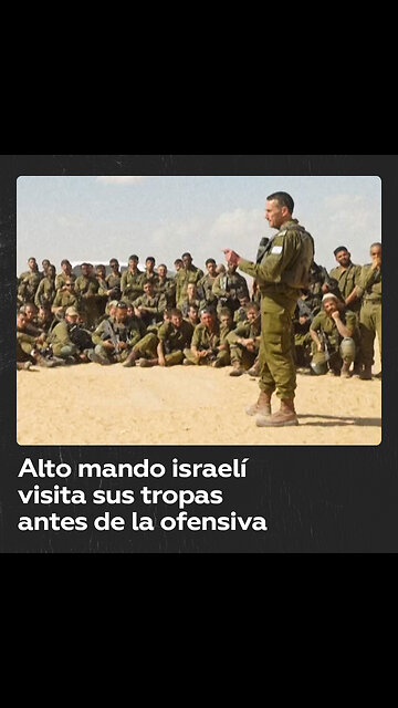 Jefe del Estado Mayor israelí visita las tropas cerca de Gaza