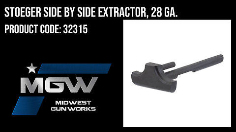 Stoeger Side by Side Extractor, 28 ga. - 32315