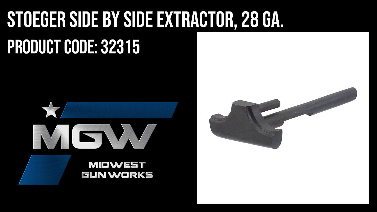 Stoeger Side by Side Extractor, 28 ga. - 32315