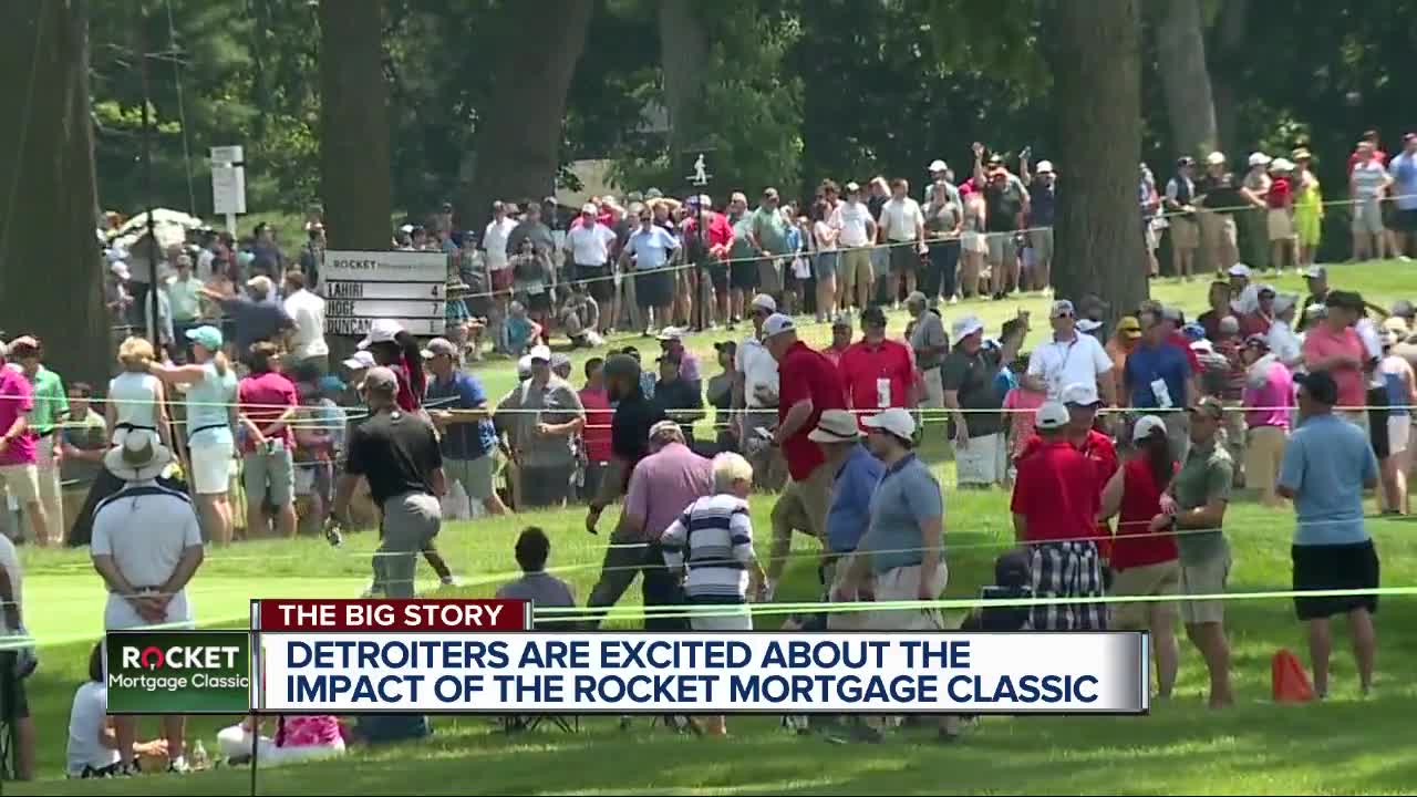 Detroiters are excited about the impact of the Rocket Mortgage Classic