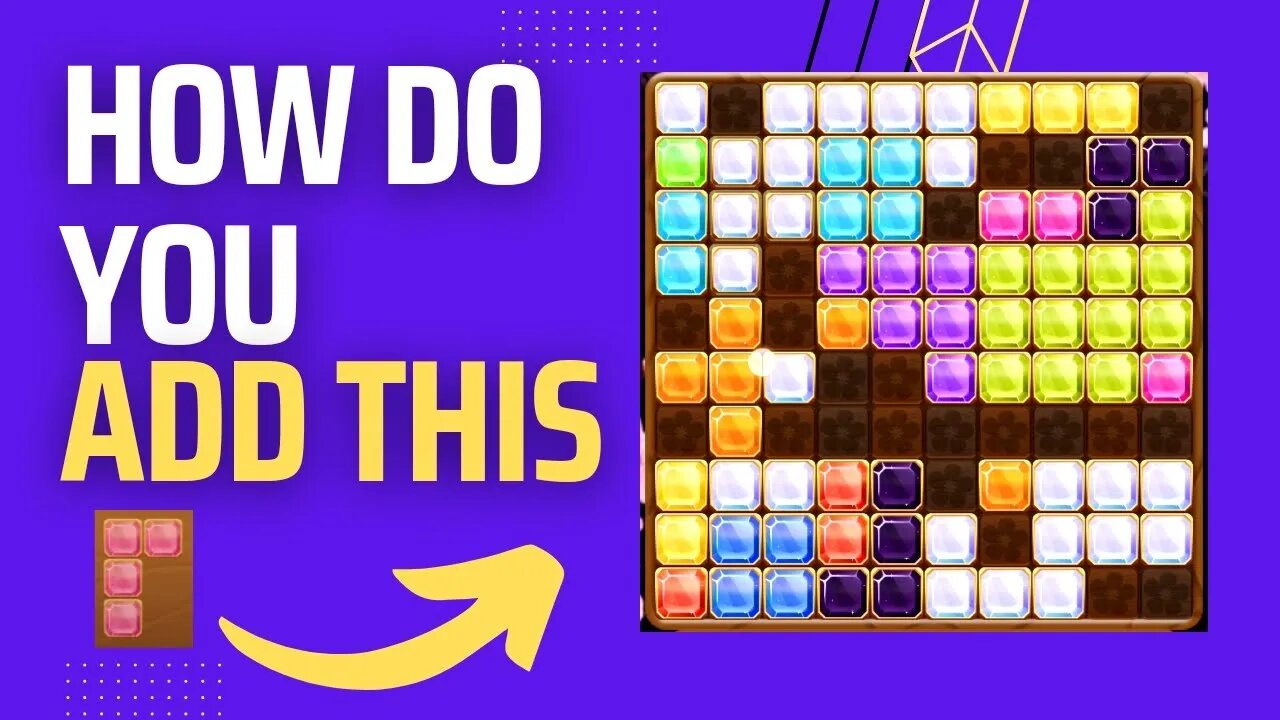 Let's see HOW YOU ADD this... ( Gem Block Puzzle Game)