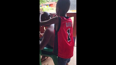 Getting a new look from my son