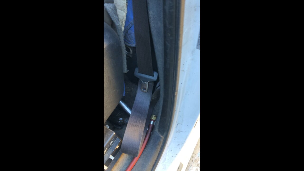 Stealing a rim from a broke down loader