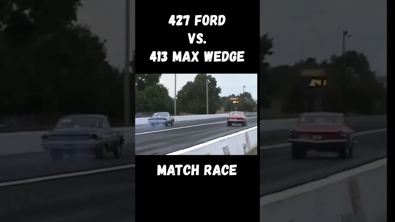 427 Ford vs. 413 Max Wedge Super Stock Match Race! #shorts