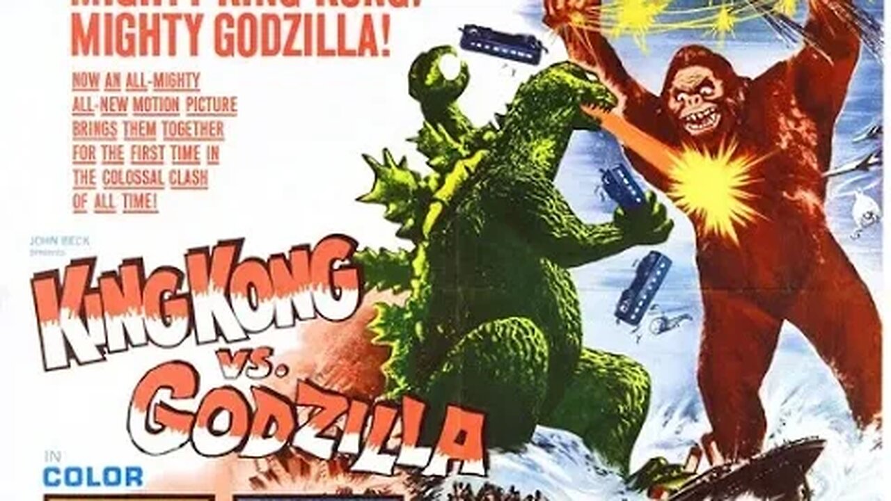 King Kong vs Godzilla Trailer In English 288p 30fps H264 96kbit AAC