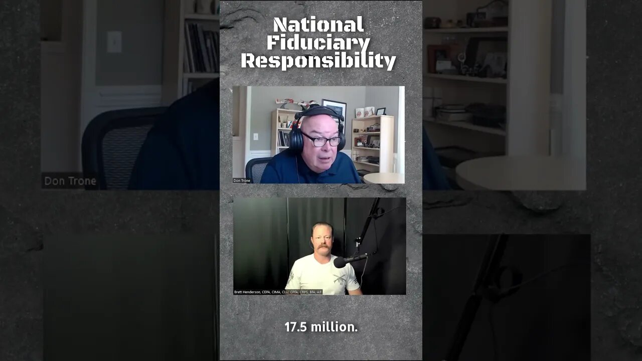 National Fiduciary Responsibility #shorts