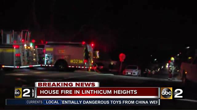 Lithincum housefire leaves homeowners displaced