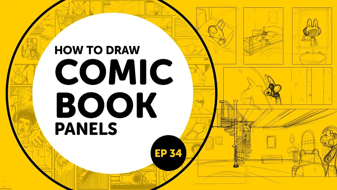 How to Draw Comic Book Panels ep34