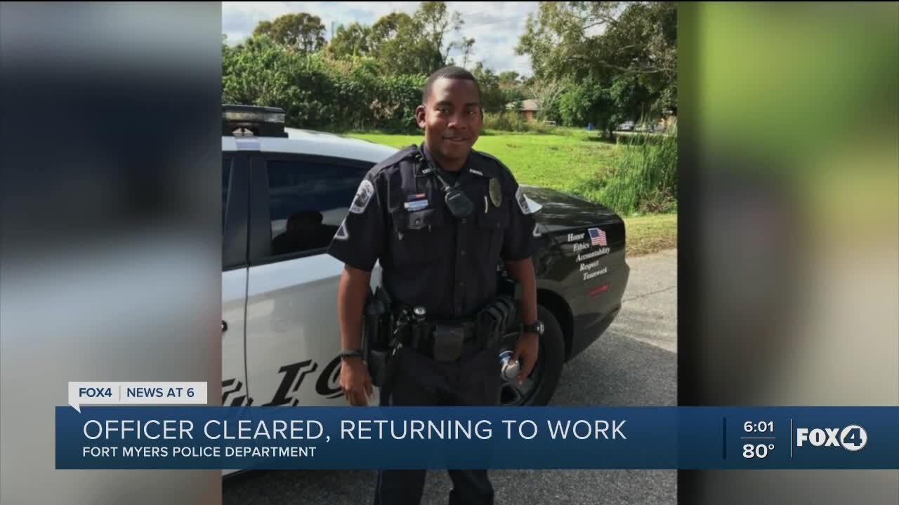 Police union calling for Fort Myers officer's return to work