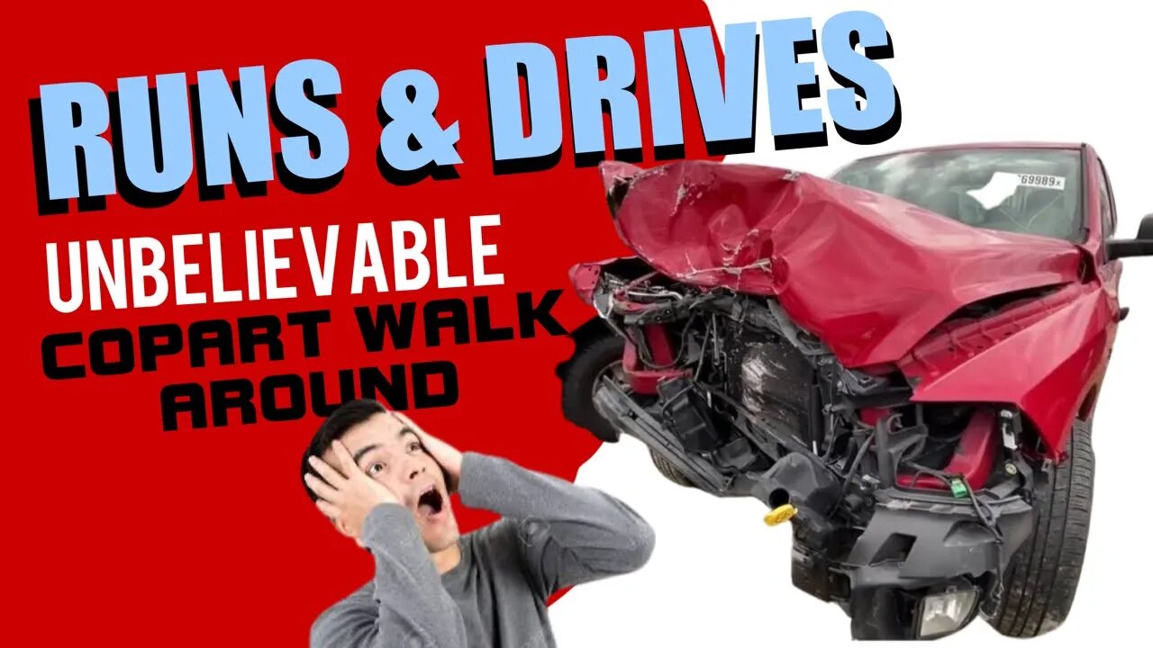 Copart Walk Around, Ram Hemi Super Smashed Still Runs And Drives, Shocking