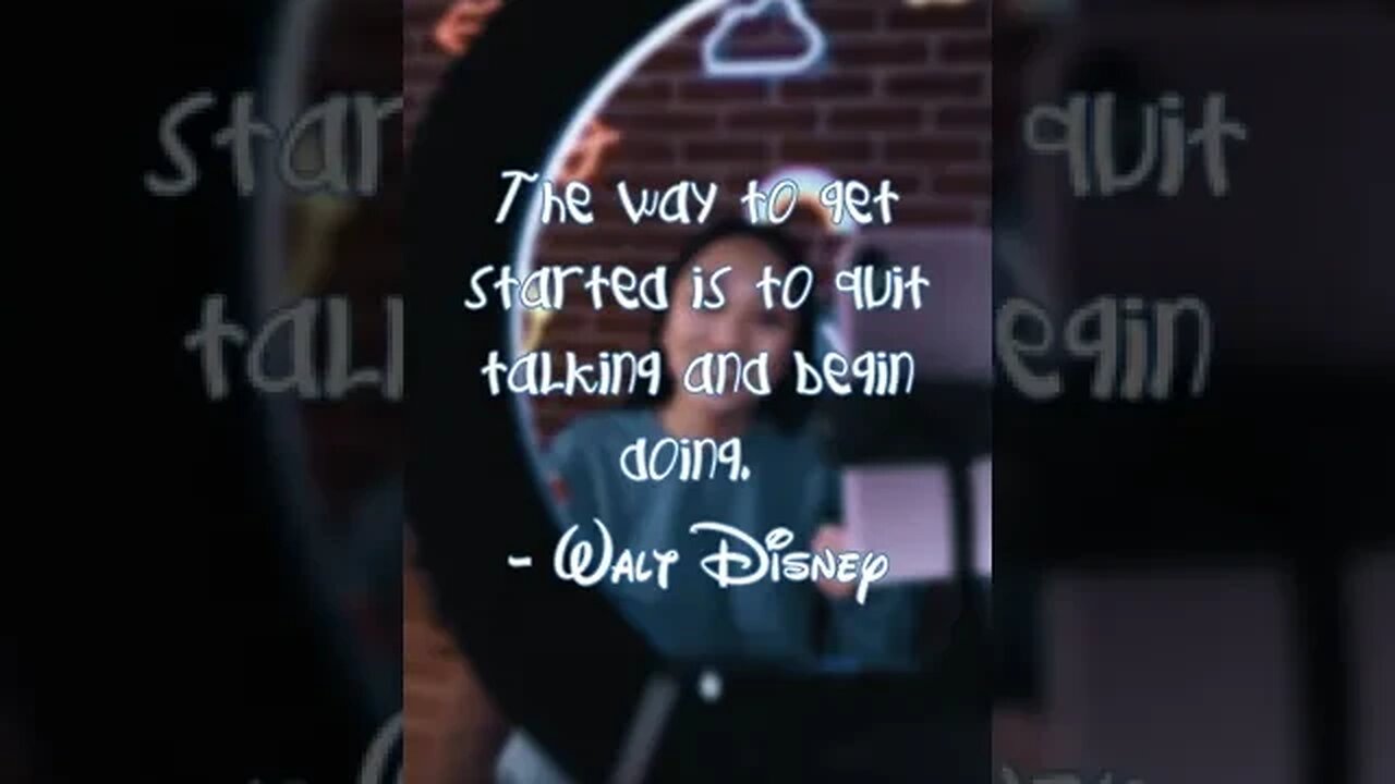 Begin Doing #waltdisney #disney #quoteoftheday #quotes #motivation #inspiration