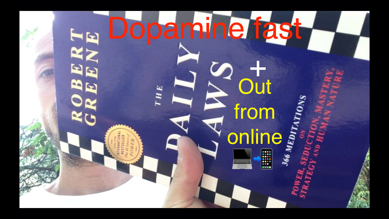 free vlog: Dopamine fast & reading and to be offline for 📖