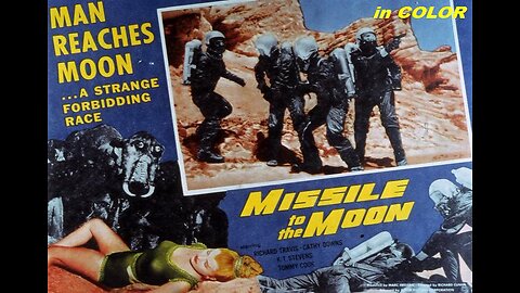 MISSILE TO THE MOON 1958 in COLOR Spaceship to Moon Finds an Underground Civilization FULL MOVIE