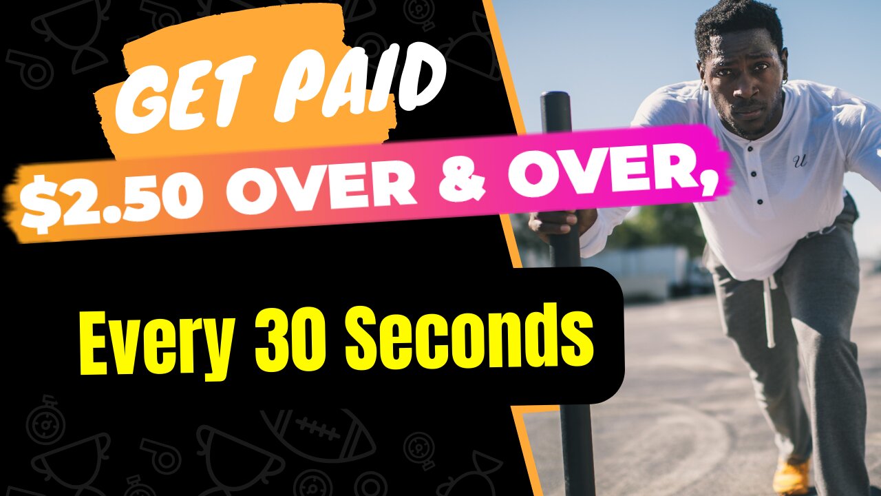 The World’s 1st System- Get Paid $2.50 Over & Over Every 30 Seconds | Make Money Online 2022