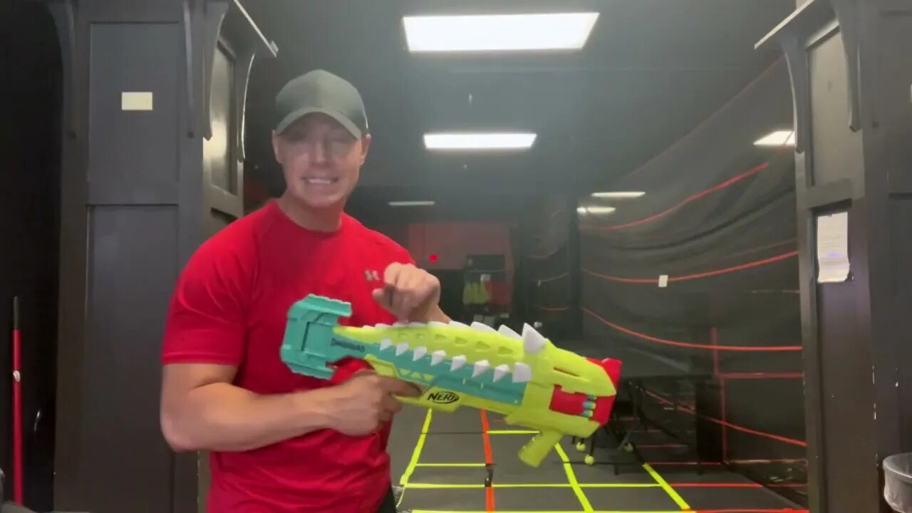 Nerf DinoSquad Armor Strike Review & Firing Demo