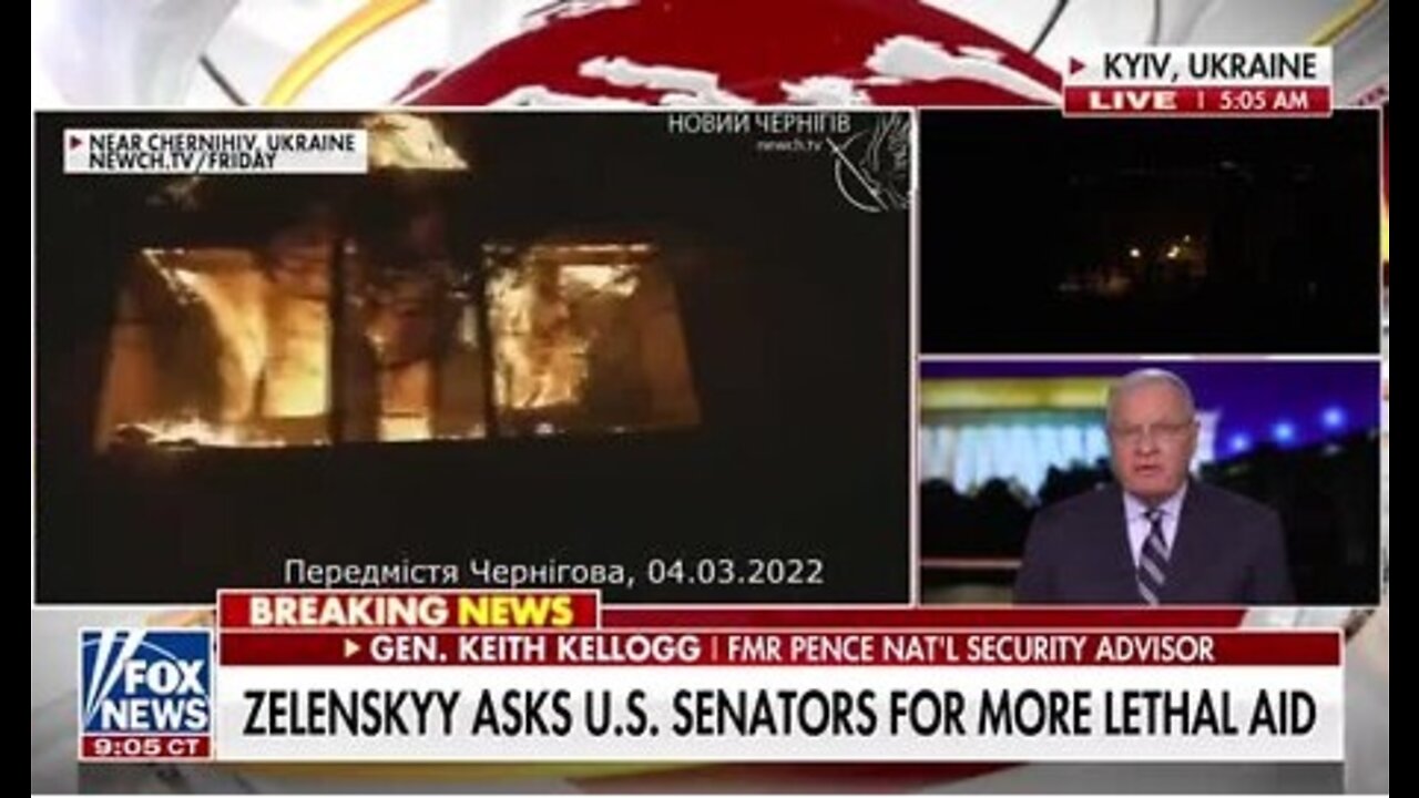 Gen. Kellogg: Putin will use clusterbombs, more to attempt to take Kyiv - Fox News Video