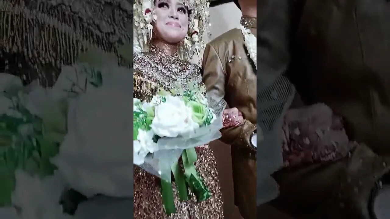 Pengantin Adat Palembang Modifikasi Kebaya Modern - Indonesia #shortvideo #shorts #short