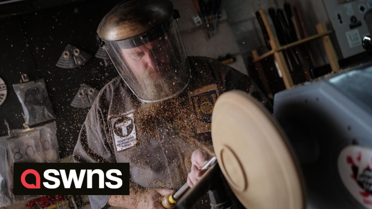 Meet Britain's only blind wood turner who crafts amazing items using touch and smell