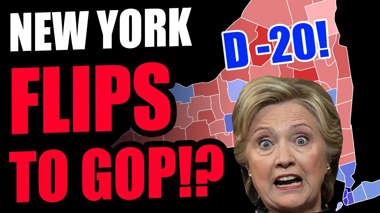 NY FLIPPING RED?!?! Democrats TANK 20 POINTS In Most Recent Study With Likely Voters!! INSANE SHIFT.