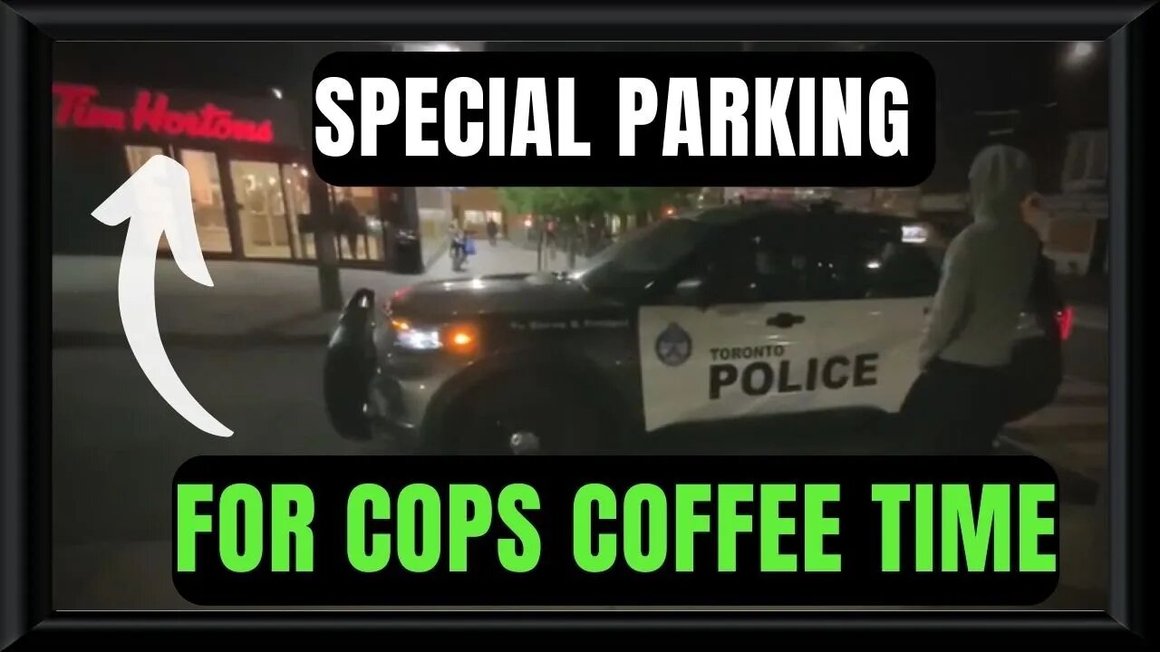 🍁🚔🎥 Cop Thinks He Is Special - All For A Coffee