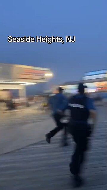 Meanwhile in Seaside Heights, NJ, another “blue city”, crime runs rampant on the boardwalk.