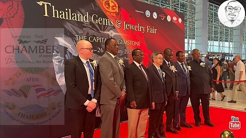 H.E The Ambassador Dr. R.K. Dau & Hon. Dr. Doto Biteko (Minister Of Minerals) Visiting Thailand Gems