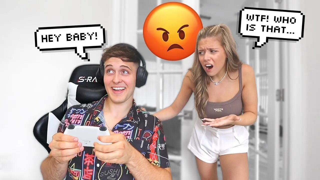 Gaming With Girls Online To See How My Girlfriend Reacts! *INTENSE*