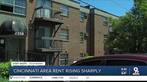 Cincinnati area rent rising sharply