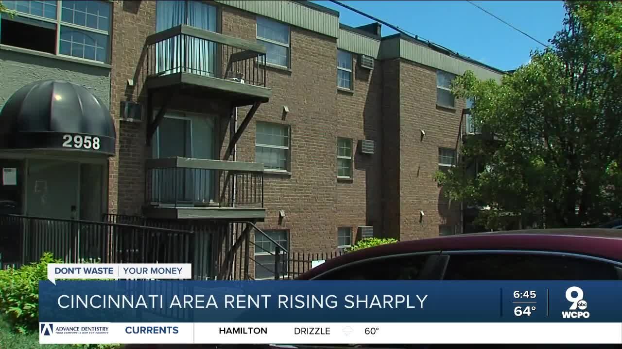 Cincinnati area rent rising sharply