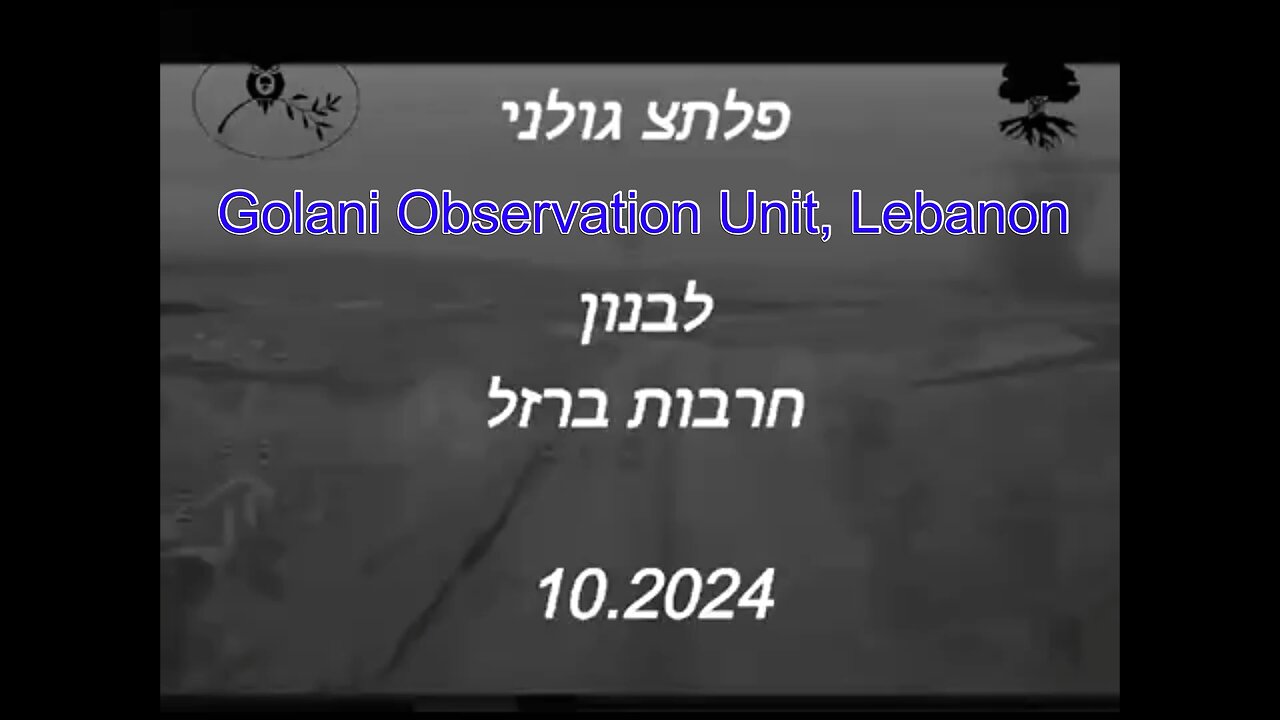 Observation Unit - Golani - Lebanon