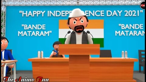 15TH AUGUST SPEECH | Funny Comedy Video | Desi Comedy | Cartoon | Cartoon Comedy | The Animo Fun