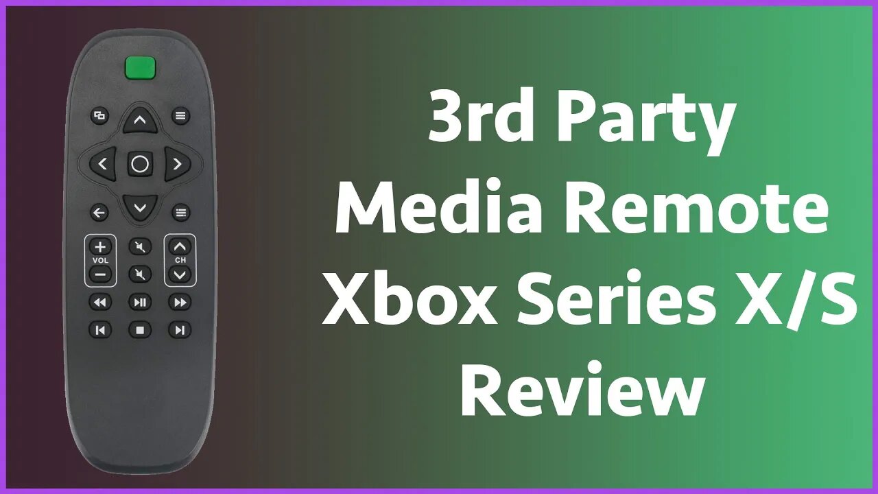 3rd Party Xbox Media Remote Review!