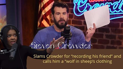 Candace Owens, Anyone Who Thinks Steven Crowder Is Not Doing This To Make Money (Tim Pool)