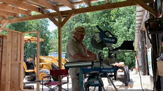 Another Day Working on the Chicken House/Coop