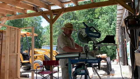 Another Day Working on the Chicken House/Coop