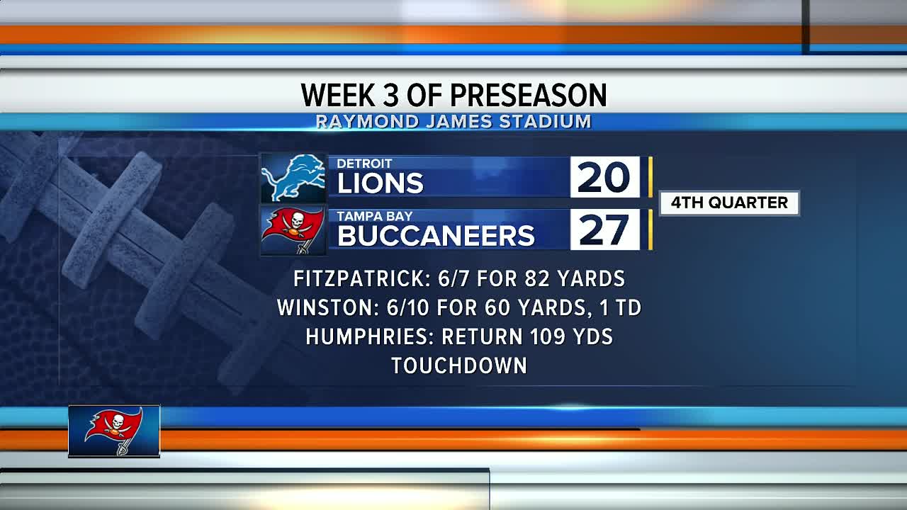 Detroit Lions rally from 21-point deficit to beat Tampa Bay Buccaneers 33-30