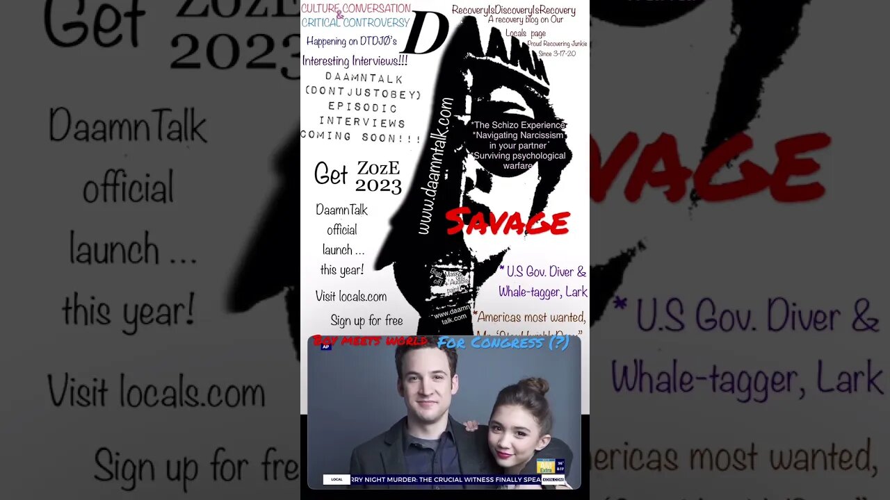 DailyDaamn 3-8-23 #BenSavage of #BoyMeetsWorld running for political office @daamntalk5153 (#Daamn!)
