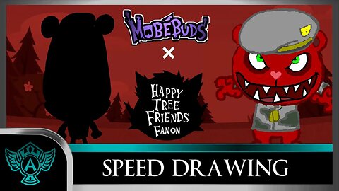 Speed Drawing: Happy Tree Friends Fanon - Anti-Fliqpy | Mobebuds Style