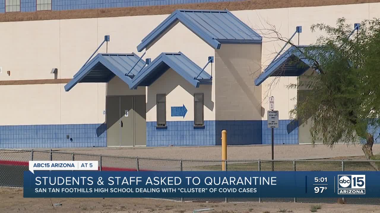 Students and staff asked to quarantine at San Tan Foothills HS