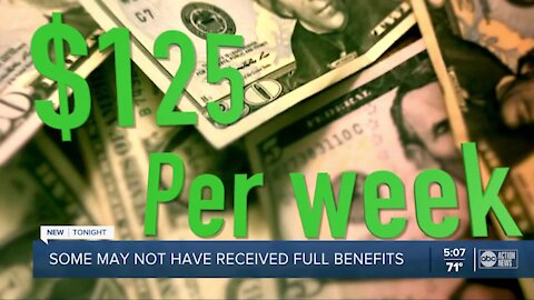 Some Floridians may have not been getting full weekly PUA benefit amount owed to them