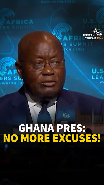 GHANA PRES: NO MORE EXCUSES!