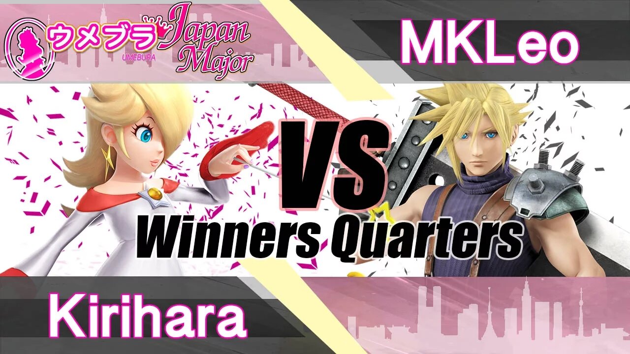 Kirihara (Rosalina) vs. FOX MVG|MKLeo (Cloud) - Wii U Winners Quarters - Umebura Japan Major