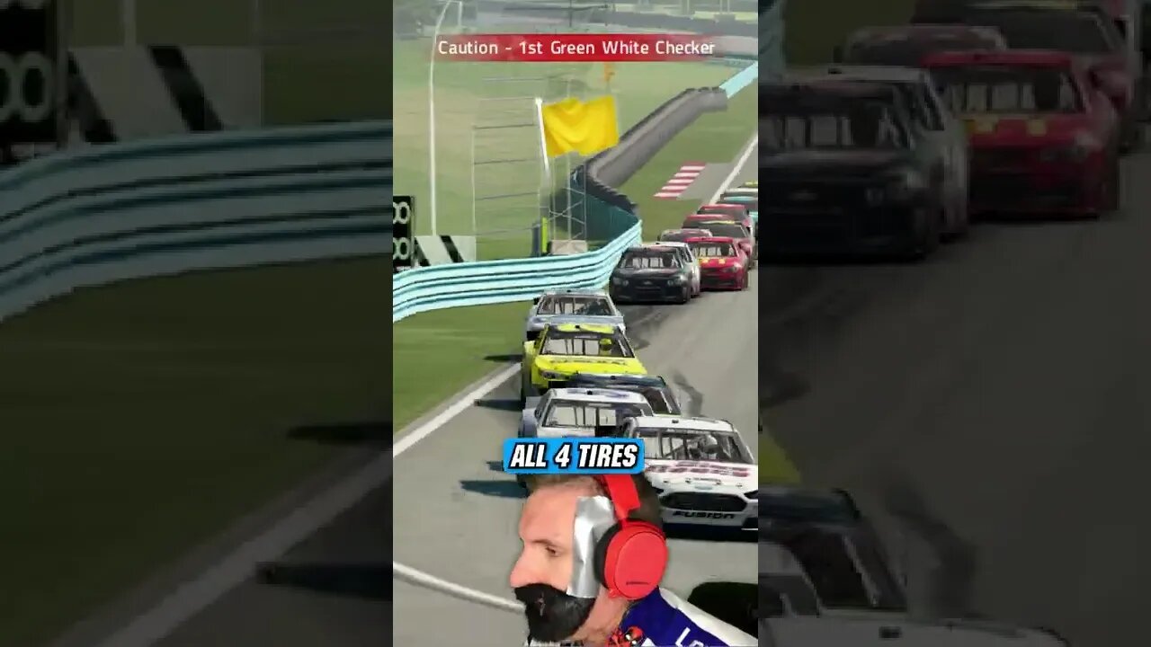 This Accident made me Chip a Tooth | #Shorts #NASCAR