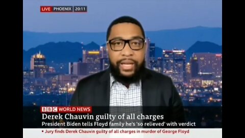 BBC got a former black police officer on to discuss Chauvin's convictions... PRICELESS